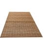 Beige Geometric Jute 5 x 7 Feet Hand Woven Carpet