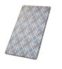Grey Geometric Microfibre 30x18 Inches Anti Skid Door Mat