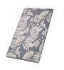 Black Floral Microfibre 30x18 Inches Anti Skid Door Mat