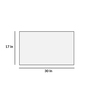 Black Geometric PVC 17x30 Inches AntiSkid Bath Mat