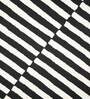 Black Geometric Wool 5ft x 8 ft Hand Tufted Carpet