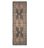 Black Cotton Geometrical 24 x 96 Inches Runner