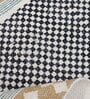 Black Cotton Geometrical 26 x 96 Inches Runner