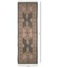 Black Cotton Geometrical 24 x 96 Inches Runner