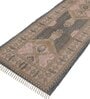 Black Cotton Geometrical 24 x 96 Inches Runner