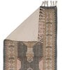 Black Cotton Geometrical 24 x 96 Inches Runner