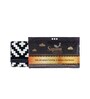 Black Geometrical Polyproylene 4 ft x 6 ft Machine Made Picnic  Mats