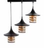 Kwan Black Glass Cluster Hanging Light