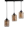 Kyle Black Glass Cluster Hanging Light
