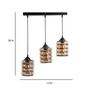 Kyle Black Glass Cluster Hanging Light