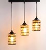 Kyle Black Glass Cluster Hanging Light