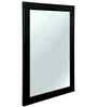 Black Glass Bathroom Wall Mirror