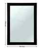 Black Glass Bathroom Wall Mirror