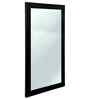 Black Glass Bathroom Wall Mirror