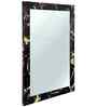 Black Glass Bathroom Wall Mirror