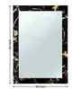 Black Glass Bathroom Wall Mirror