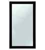 Black Glass Bathroom Wall Mirror