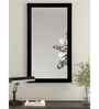 Black Glass Bathroom Wall Mirror