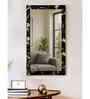 Black Glass Engineered Wood Mirror