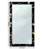 Black Glass Engineered Wood Mirror