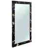 Black Glass Engineered Wood Mirror