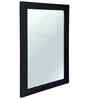 Black Glass Marble Finish Mirror