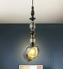 Black Glass Pendant Light with 3 Color Modes