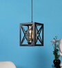 Rosso Black Iron Hanging Light