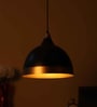 Behar Black Glass Hanging Light