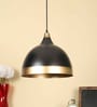 Behar Black Glass Hanging Light