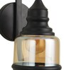 Twilight Black Glass Wall Sconces