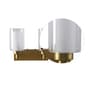 Verona Gold Glass Wall Sconces