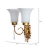 Bolanzo Gold Glass Wall Sconces