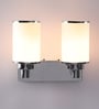 Emilia Silver Glass Wall Sconces