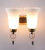 Manderley Gold Glass Wall Sconces