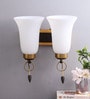 Manderley Gold Glass Wall Sconces