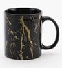 Glazed 270ml Black & Gold Ceramic (Set of 6) Coffee Mug