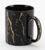 Glazed 270ml Black & Gold Ceramic (Set of 6) Coffee Mug