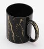 Glazed 270ml Black & Gold Ceramic (Set of 6) Coffee Mug