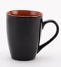 Glazed 300ml Black Ceramic (Set of 6) Coffee Mug