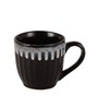 Black Glossy Texture 180ml Ceramic (Set of 6) Tea Cups