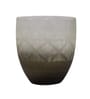 Black And White Diamond Design Glass Candle Holder for Home Decor
