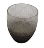 Black And White Diamond Design Glass Candle Holder for Home Decor