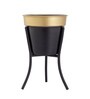 Black&Gold Metal Desk Planter Set of 1