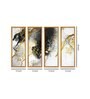 Fort Multicolour Canvas Framed Landscape Art Panel Set of 4