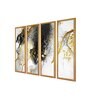 Fort Multicolour Canvas Framed Landscape Art Panel Set of 4