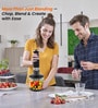 Black Hand Blender Set with Frother & Whisk