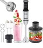 Black Hand Mixer with Dough Hooks & Beaters