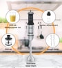 Black Hand Mixer with Dough Hooks & Beaters