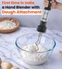 Black Hand Mixer with Dough Hooks & Beaters